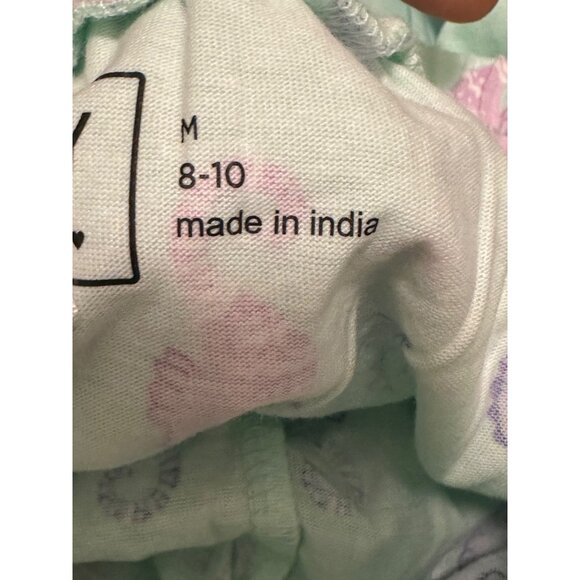 Bailey Lane Girls Tiered Skirt W/ Purple & Pink Sea Creature Print Size M 8-10 - Picture 4 of 10